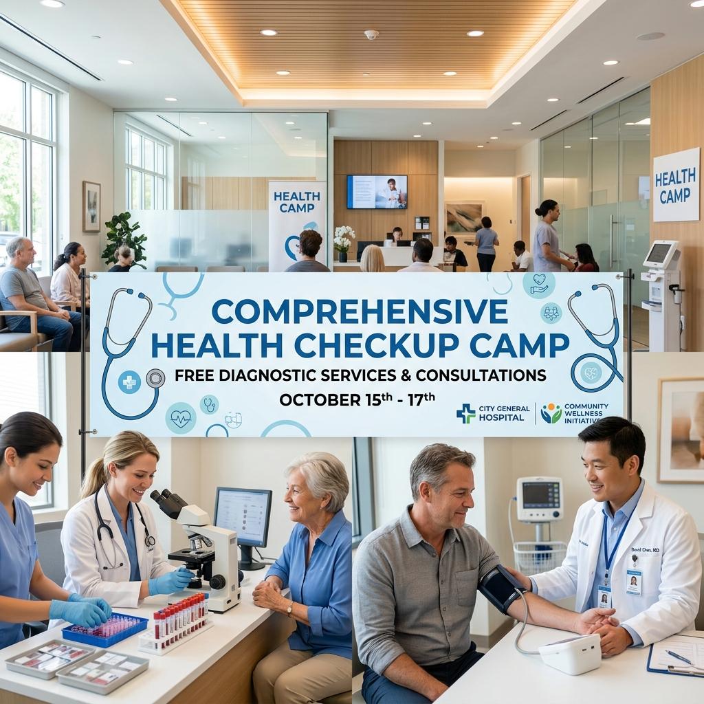 Free Diabetes & BP Screening Camp